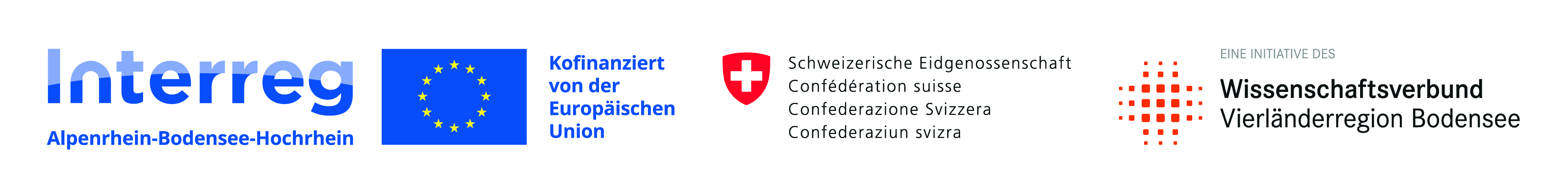 Funding partners: Interreg Alpenrhein-Bodensee-Hochrhein, the European Union, the Swiss Confederation, and the Canton of St. Gallen
